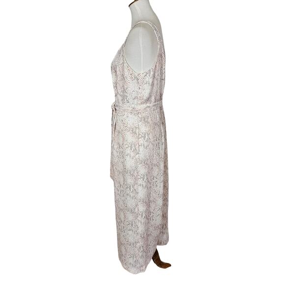 Loft Snake Print Cropped Wide Leg Jumpsuit - Picture 6 of 11